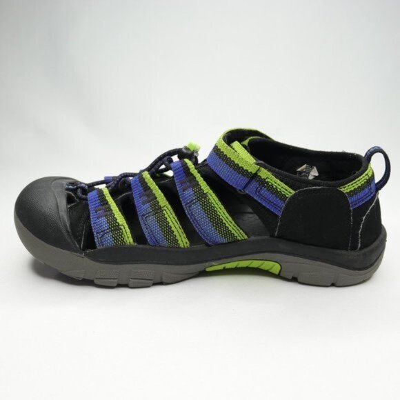 Keen Newport H2 Kids Size 5 Blue Green Slip On Waterproof Fisherman Sandals - Picture 5 of 9